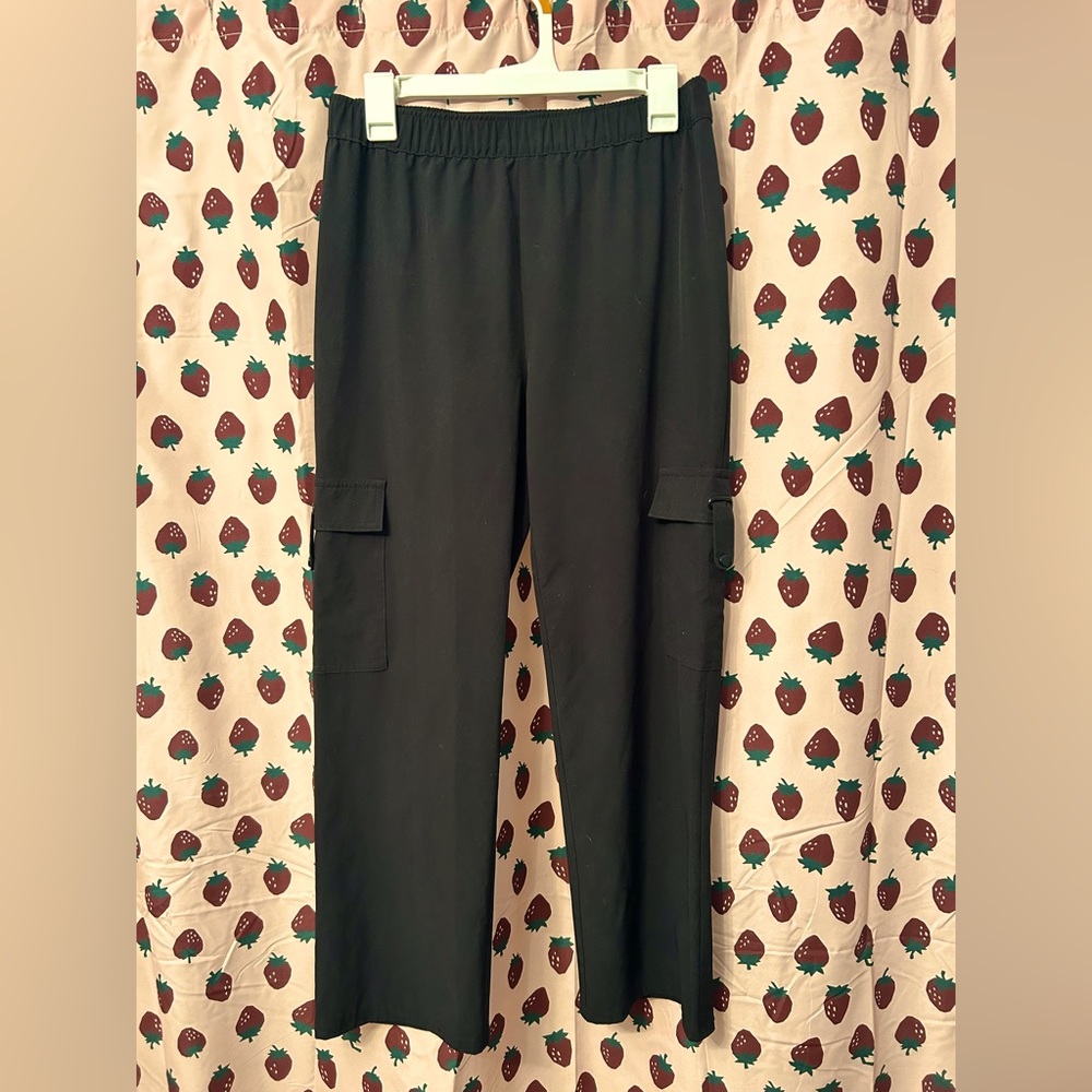Laura Ashley Black Cargo Pants
